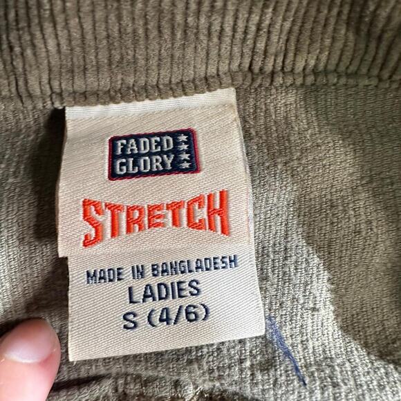 Y2k faded glory grayish brown corduroy blazer - Picture 8 of 8